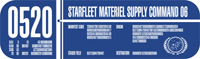 Starfleet Etiketten 2