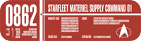 Starfleet Etiketten 2